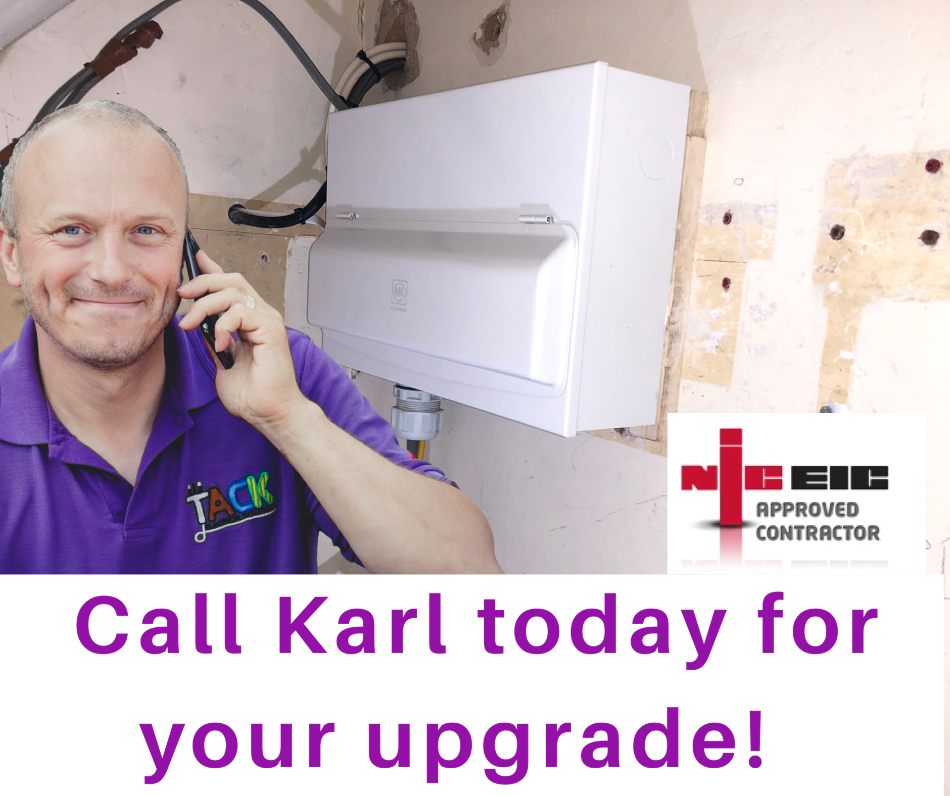 Call Karl Your Local Electrician in loughton today