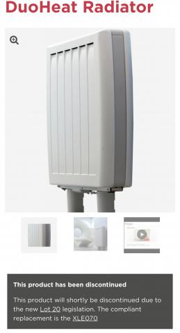 Discontinued Dimplex Duo Heat Storage Heater