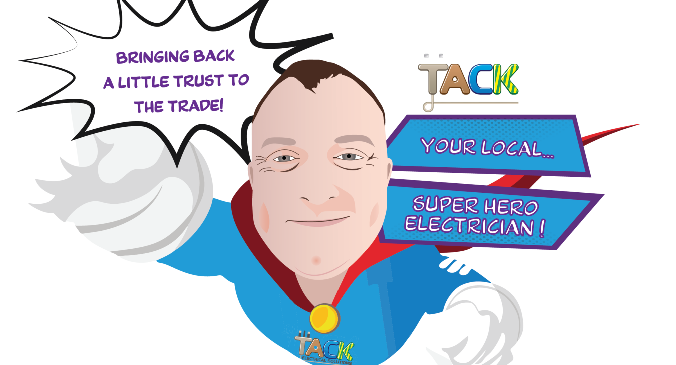 Tack Electrical Trade Superhero
